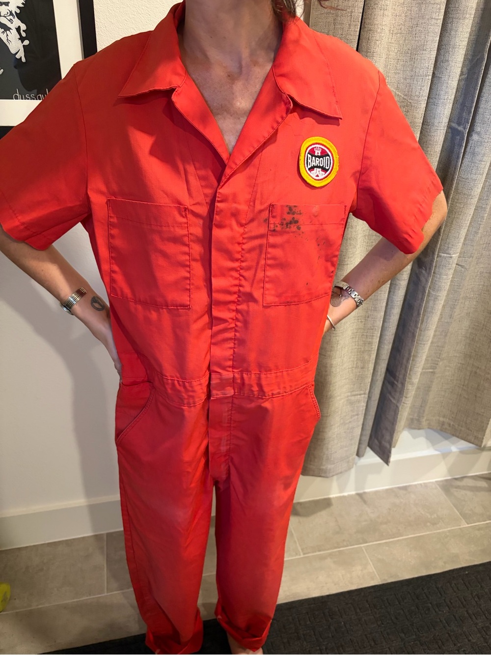 Vintage 1980’s Lightweight Coveralls - Baroid Oil& Gas 38 Tall - fits small